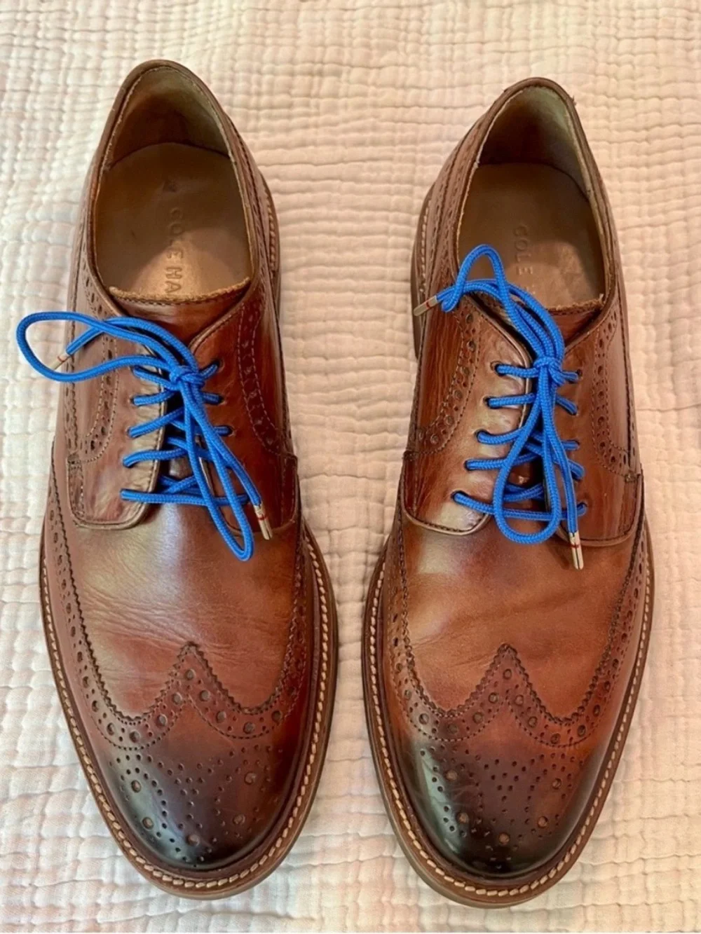 Cole Haan Wing tip oxfords size 9 Beautiful!!!